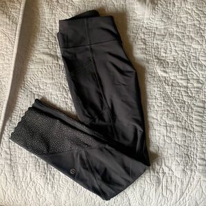 Lululemon tight stuff tight II 2 gray leggings